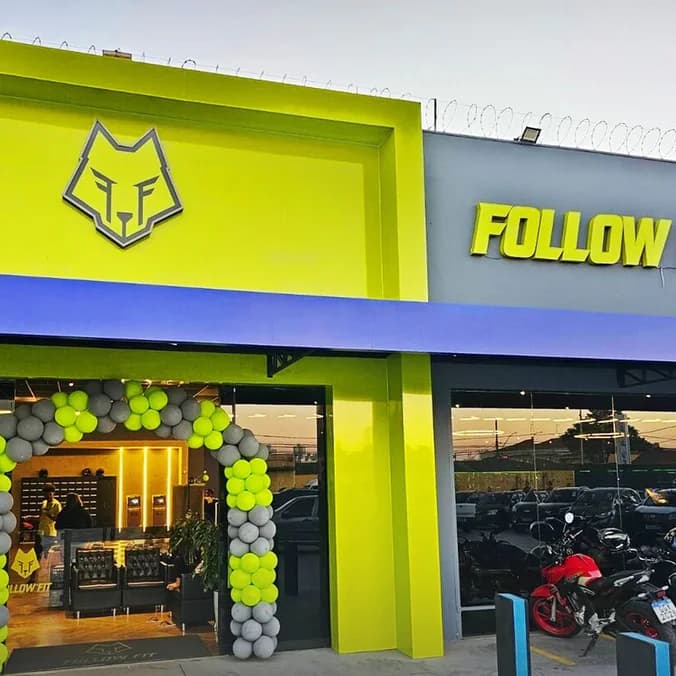 Fachada da Follow Fit Paulicéia